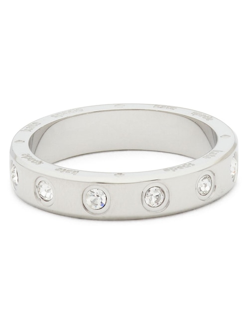 Anillo zirconia cúbica pulido