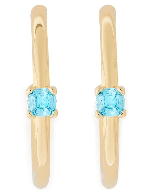 Aretes Little Luxuries con acabado brillante zirconia cúbica 1