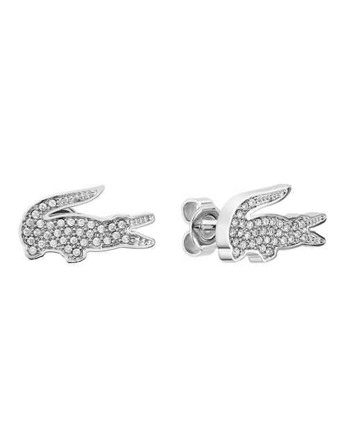 Aretes Cocodrilo Crocodile con acabado brillante cristal 1