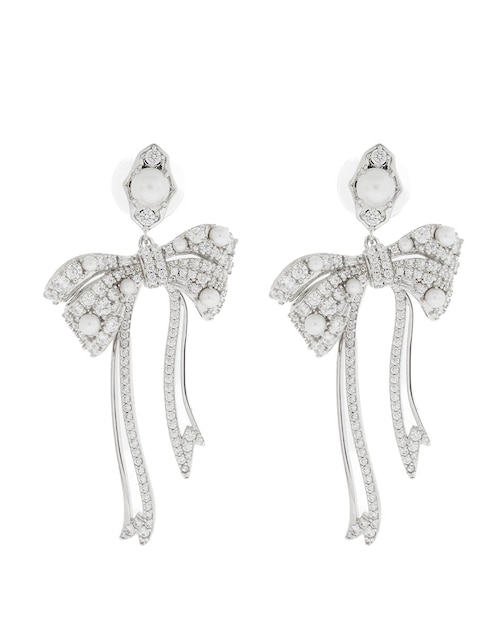 ARETES STATEMENT K, SIN TAMAÑO, PLATEADO