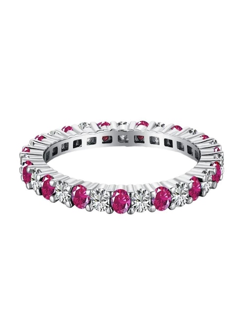 Anillo Gladkova Joyería P 925 de plata rubí brillante