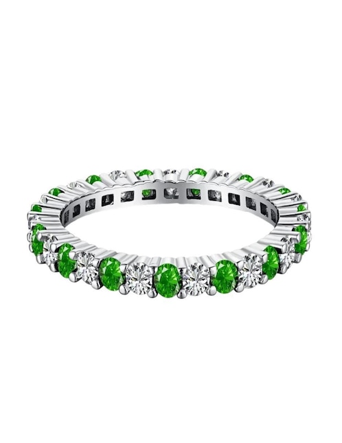 Anillo Gladkova Joyería P 925 de plata esmeralda brillante