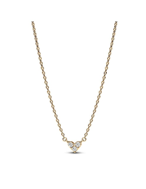 Collar de corazón Pandora de plata P 925