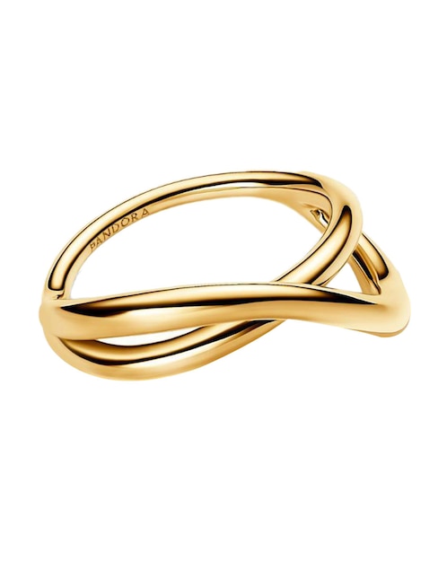 Anillo Pandora Essence de plata P 925 con acabado baño de oro