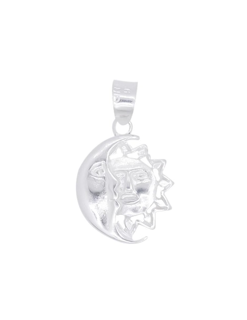 Dije de luna Oro Angelus de plata P 925