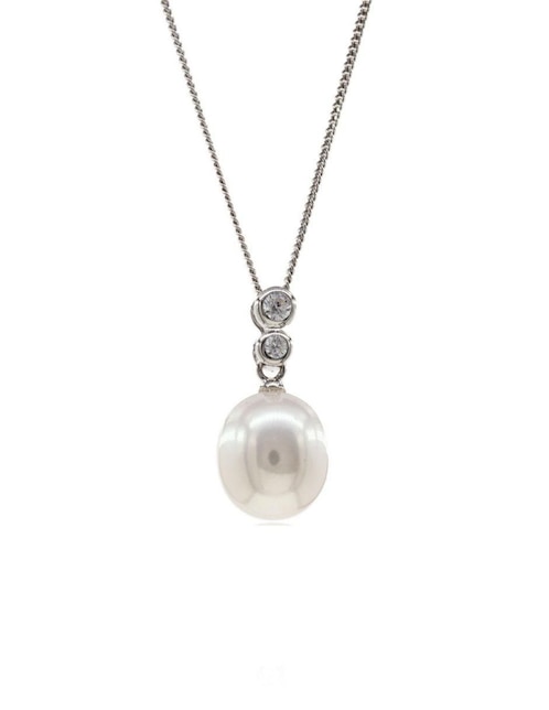 Colgante Y Dije de esfera Mayfer Joyería nupcial de plata P 925