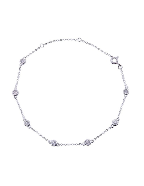 Brazalete Oro Angelus de plata con moissanita p 925