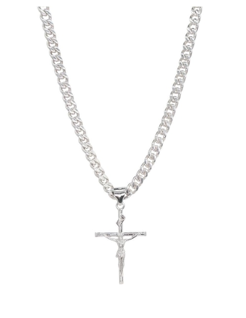 Collar con dije de cruz Crixus Joyeria de plata P 925