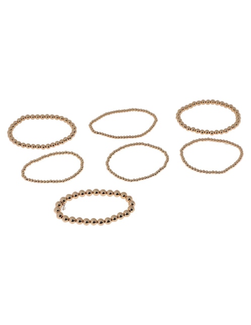 Set pulsera Basic Gold con acabado brillante 1