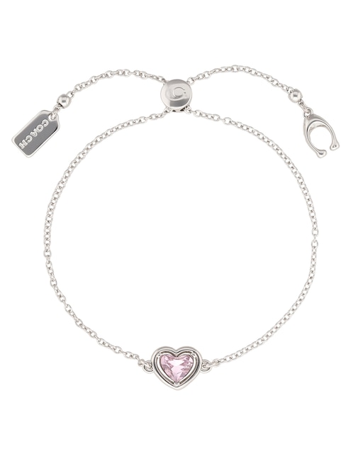 Pulsera COACH 12.1 Vday Halo Hearts Boxed con acabado brillante