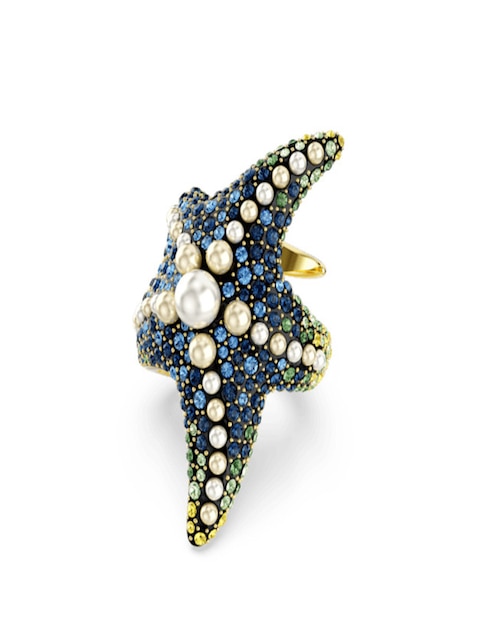 Anillo con gema de estrella Swarovski Idyllia brillante