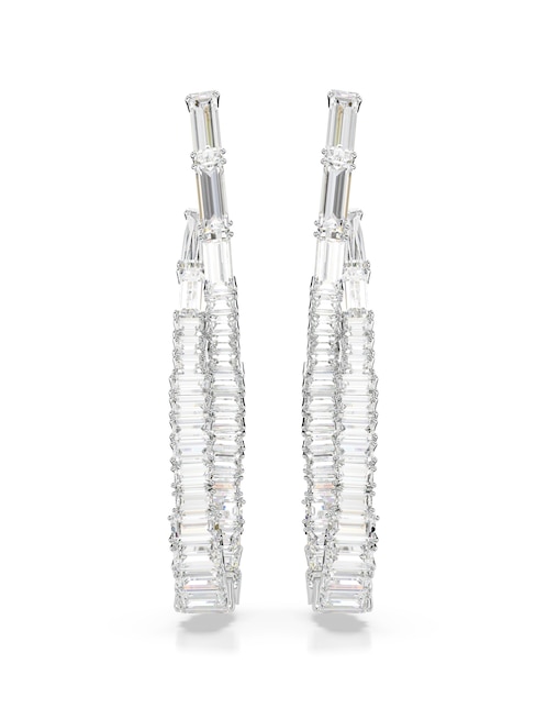 Aretes de infinito con acabado brillante 1