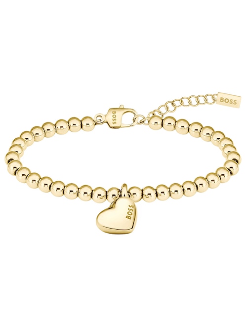 Brazalete Boss Honey Heart Beads con acabado brillante