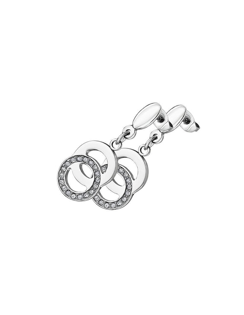 Aretes redondos Bliss con acabado brillante Aretes redondos Bliss con acabado brillante