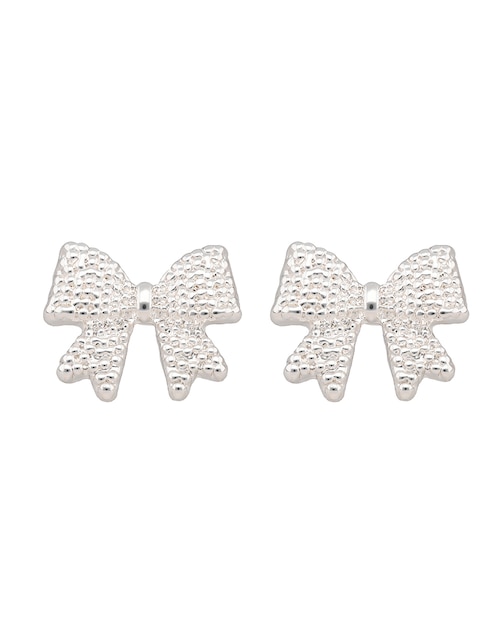 Aretes de moño Napier Basic Metal Ears M2 con acabado brillante