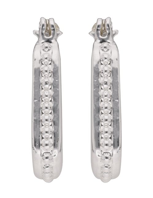 Arracadas cuadrados Napier Basic Metal Ears M2 con acabado brillante