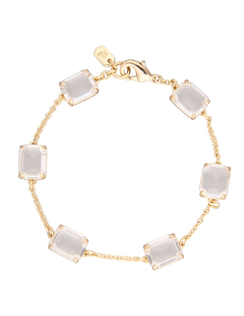 Brazalete con cristal con acabado brillante 1