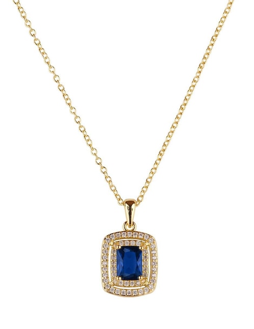 Collar cuadrado Elia de baño de oro 14 K 1
