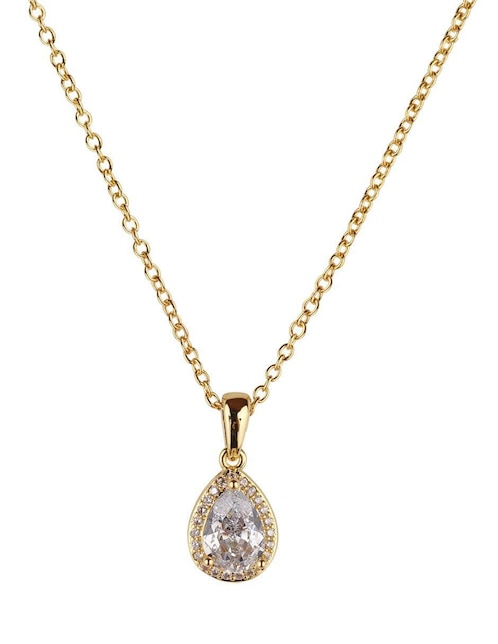 Collar "de (si aplica)" gota luckyly dory "de" latón 14 k