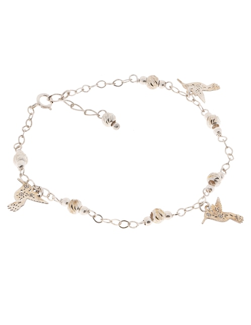 Pulsera Mauricio Serrano Jewelry de plata P 925 colibrí con acabado brillante