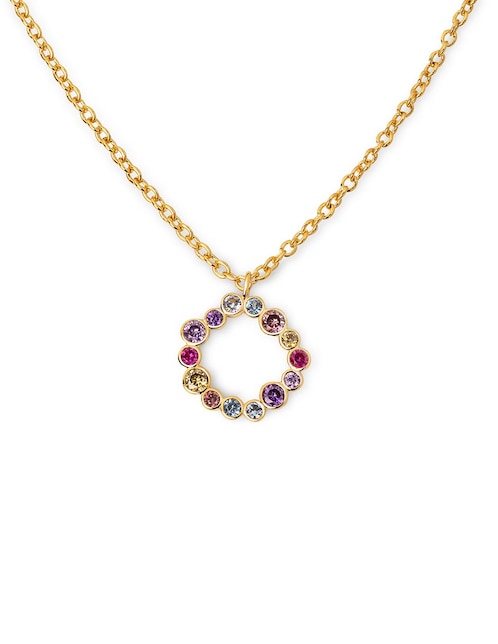 Collar con dije Bubbles de baño de oro 18 K 1