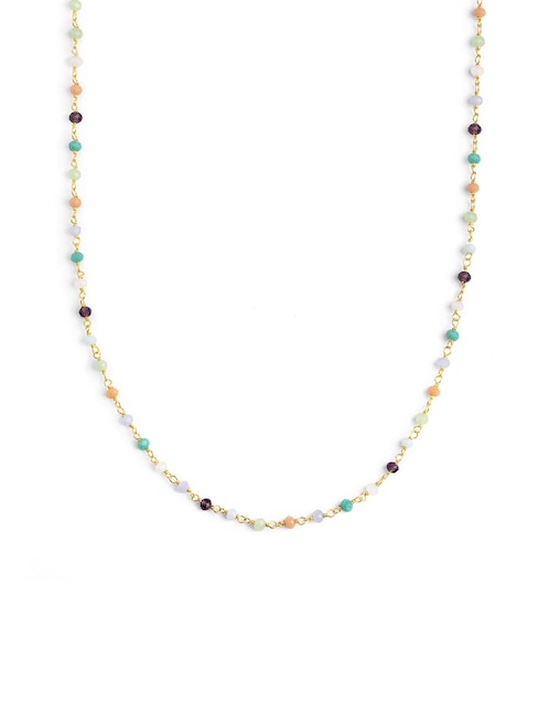 Collar Crystals Colors de plata 18 K 1