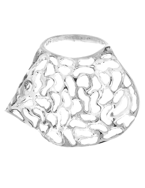 Anillo Arrecife P 925 de plata brillante 1