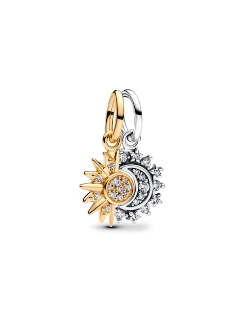 Charm de luna Pandora Moments de plata P925 zirconia cúbica