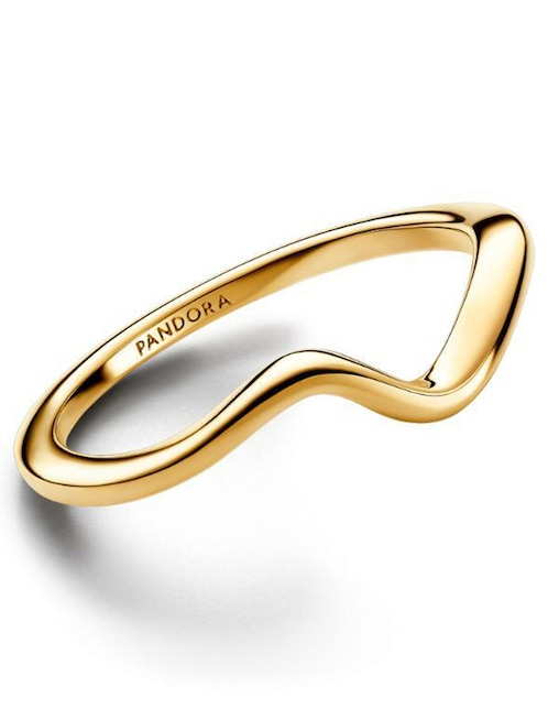 Anillo Timeless de plata P 925 con acabado baño de oro 1
