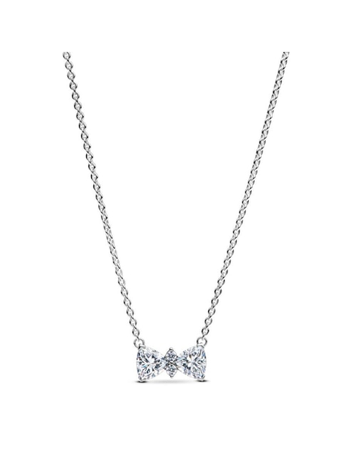 Collar de moño Pandora de plata P 925