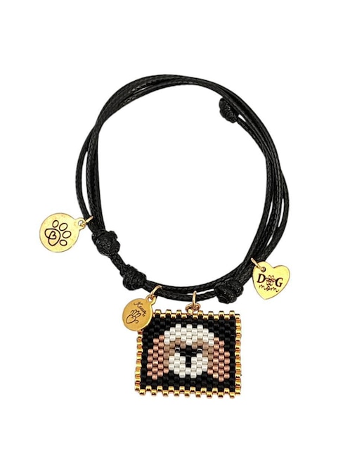 Pulsera koua itz "de" cuerda sin kilataje sin familia o colección "con acabado" brillante