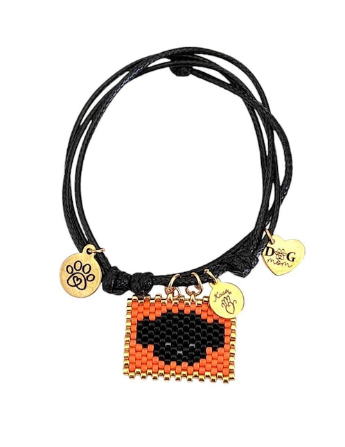Pulsera koua itz "de" cuerda sin kilataje sin familia o colección "con acabado" brillante