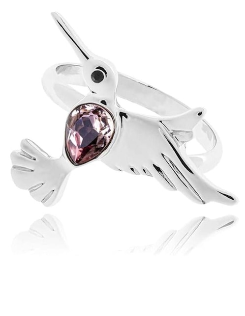 Anillo de colibrí Mayfer Joyería cristal