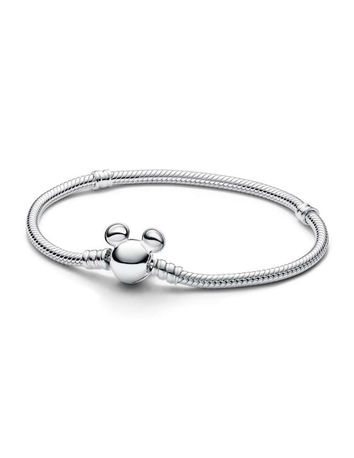 Brazalete Pandora de plata p 925 Disney X Pandora con acabado brillante