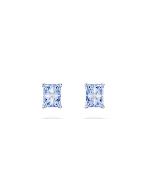 Aretes cortos Swarovski Matrix con acabado brillante cristal