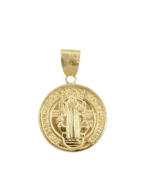Dije circular Boscaini san benito de plata P 925