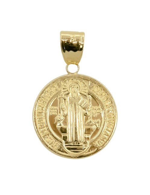 Dije circular Boscaini san benito de plata P 925
