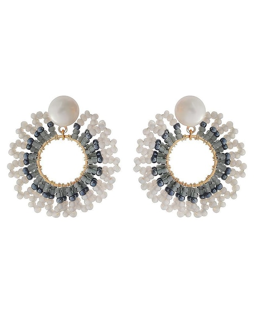 Aretes circulares Sofia Blum perla