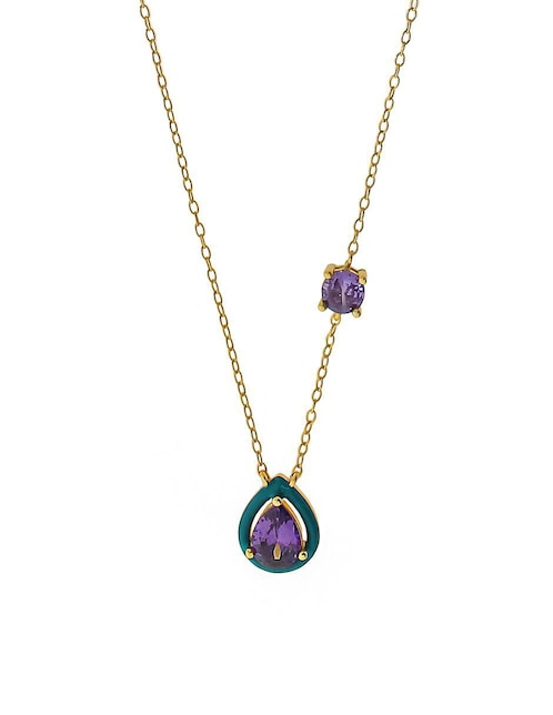 Collar de gota Sofia Blum de plata P 925