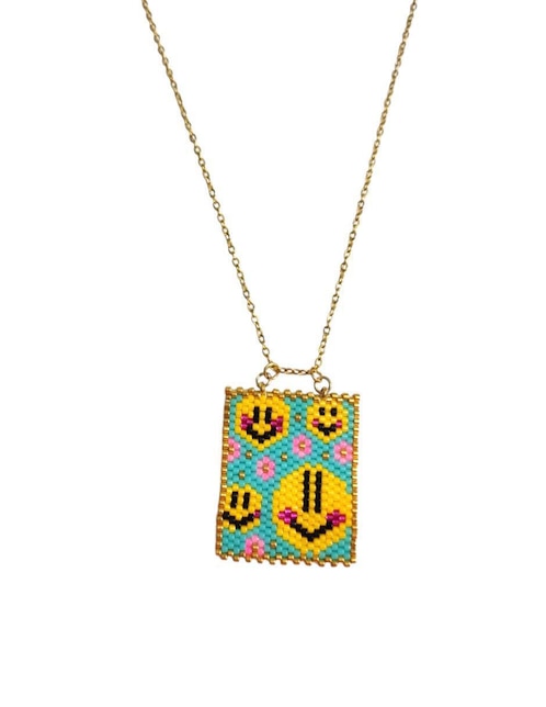 Collar Koua Itz de baño de oro 24 K