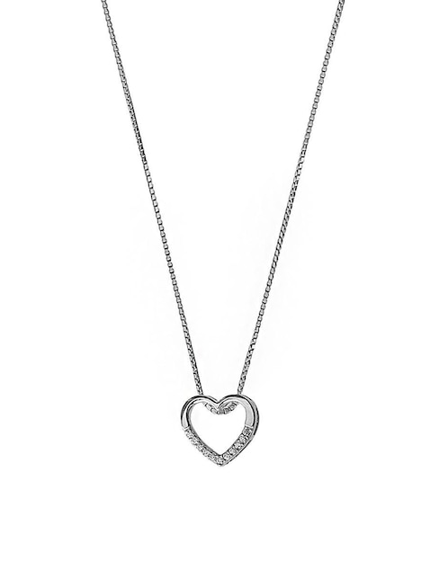 Collar de corazón Sofia Blum de plata P 925