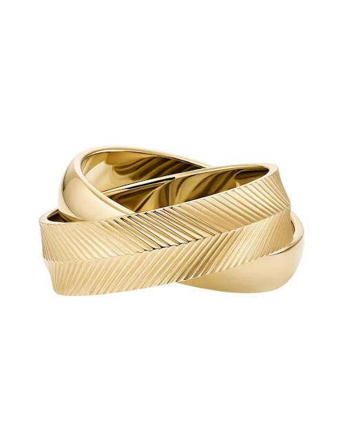 Anillo Fossil Harlow brillante
