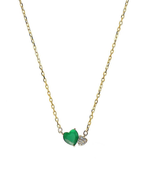 Collar de corazón Sofia Blum de plata P 925