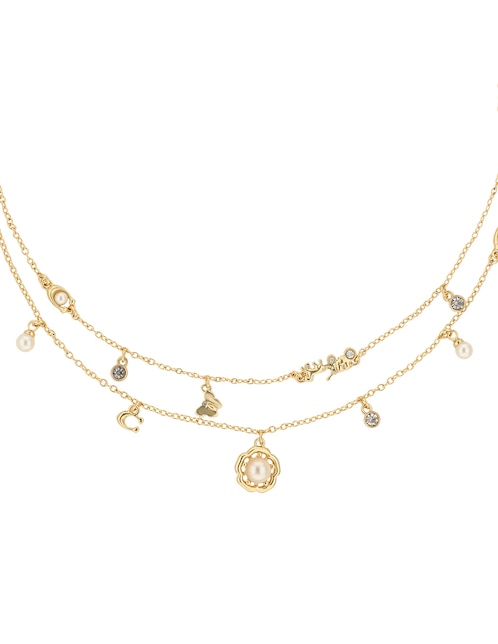 Collar de varios hilos de flor 1