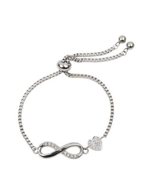 Pulsera luckyly "de" acero inoxidable sin kilataje angie "con acabado" baño oro