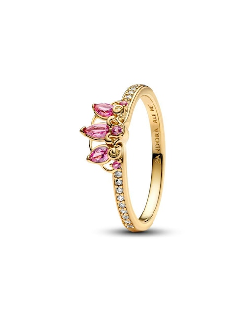 Anillo Pandora Disney x Rapunzel P 925 de plata zirconia cúbica brillante