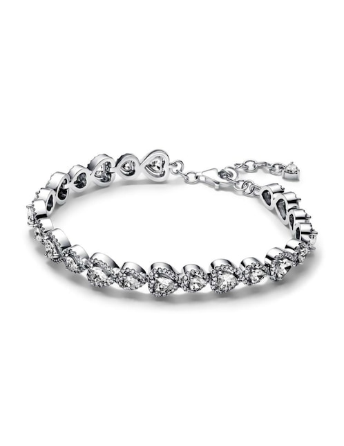 Brazalete Pandora de plata P 950 con acabado pulido