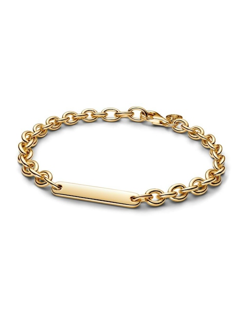 Brazalete Pandora de plata p 950 Moments con acabado baño de oro