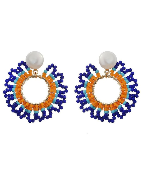 Aretes circulares Sofia Blum perla