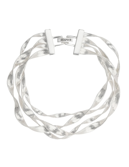 Pulsera Twisted Silver con acabado pulido 1